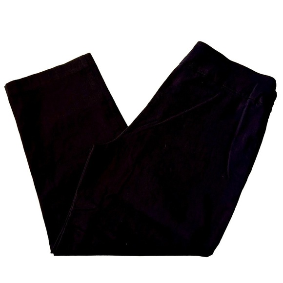 MACY'S JM Jennifer Moore Collection Capris Rivets Stretchy Black Size Small - Picture 8 of 15